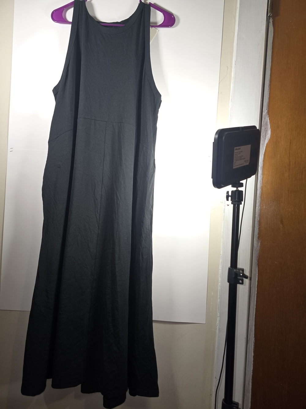 A new day sleeveless maxi dress scoop neck